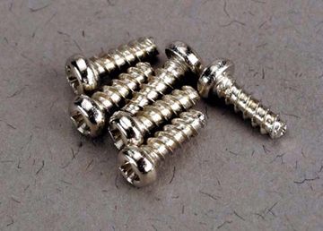 Screws 2x6mm Self-tapping (6) in the group Brands / T / Traxxas / Hardware at Minicars Hobby Distribution AB (422674)