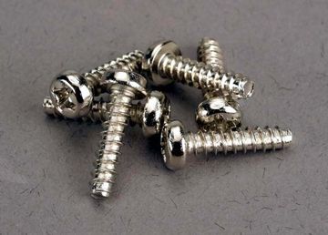 Screws 3x12mm Self-tapping (6) in the group Brands / T / Traxxas / Hardware at Minicars Hobby Distribution AB (422676)