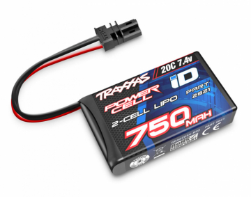 Li-Po Batteri 2S 7,4V 750mAh 20C TRX-4M i gruppen Fabrikat / T / Traxxas / Batterier Li-Po hos Minicars Hobby Distribution AB (422821)