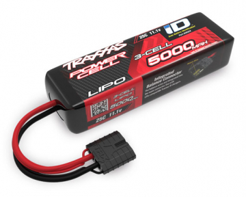 Li-Po batteri  3S 11,1V 5000mA 25C iD-Kontakt (Kort) i gruppen Fabrikat / T / Traxxas / Batterier Li-Po hos Minicars Hobby Distribution AB (422832X)
