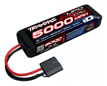 Li-Po Battery 2S 7,4V 5000mAh 25C iD-Connector (Short) in the group Brands / T / Traxxas / Batteries Li-Po at Minicars Hobby Distribution AB (422842X)
