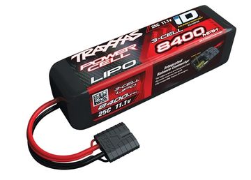 Li-Po Batteri 3S 11,1V 8400mAh 25C iD-kontakt* UTGTT i gruppen Tillbehr & Delar / Batterier & Tillb. / Li-Po hos Minicars Hobby Distribution AB (422878X)