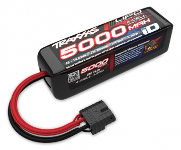 Battery Li-Po 4S 14,8V 5000mAh 25C iD-Connector (Short)*Disc in the group Brands / T / Traxxas / Batteries Li-Po at Minicars Hobby Distribution AB (422888X)