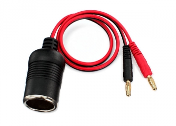 12V Adapter Hona till bananstift i gruppen Tillbehr & Delar / Laddare & Ntaggregat hos Minicars Hobby Distribution AB (422980)