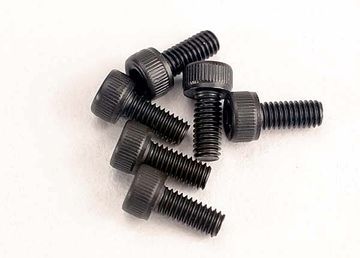 Screws M2.5x6mm Cap-head Hex Socket (6) in the group Brands / T / Traxxas / Hardware at Minicars Hobby Distribution AB (423215)