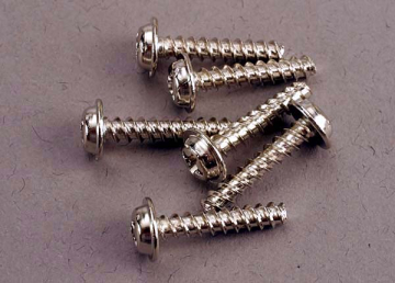 Screws 3x15mm Self-tapping Washerhead (6) in the group Brands / T / Traxxas / Hardware at Minicars Hobby Distribution AB (423288)