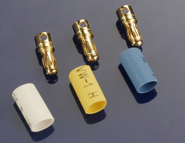 Bullet Kontakt Hane 3,5mm med Krympslang (3) i gruppen Fabrikat / T / Traxxas / Tillbehr hos Minicars Hobby Distribution AB (423342)