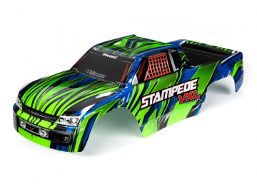 Body Stampede VXL 2WD Green & Blue Painted in the group Brands / T / Traxxas / Bodies & Accessories at Minicars Hobby Distribution AB (423620G)