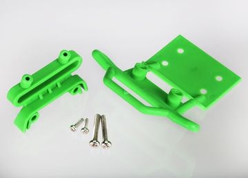 Front Bumper Set Green in the group Brands / T / Traxxas / Spare Parts at Minicars Hobby Distribution AB (423621A)