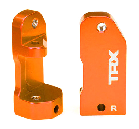 Styrspindelhållare Aluminium Orange (Par)