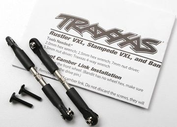Turnbuckle Complete Steel Camber Link 69mm (2) in the group Brands / T / Traxxas / Spare Parts at Minicars Hobby Distribution AB (423644)