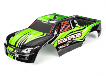Body Stampede 2WD Green Painted in the group Brands / T / Traxxas / Bodies & Accessories at Minicars Hobby Distribution AB (423651G)
