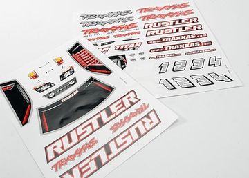 Decal Sheets Rustler in the group Brands / T / Traxxas / Bodies & Accessories at Minicars Hobby Distribution AB (423716)