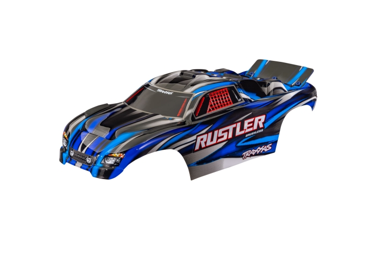 Kaross Rustler 2WD Clipless Blå