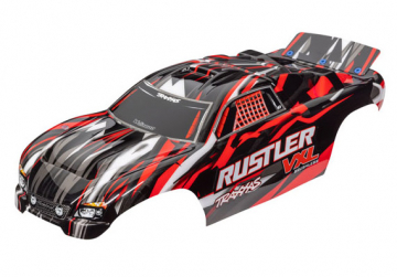 Body Rustler VXL 2WD Red Painted in the group Brands / T / Traxxas / Bodies & Accessories at Minicars Hobby Distribution AB (423726)