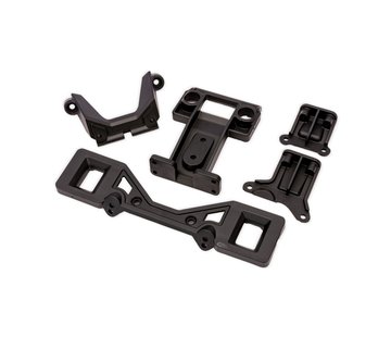 Låsning Karossfäste Fram+Bak Clipless Svart Rustler 2WD