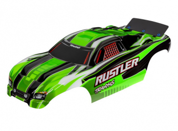 Body Rustler 2WD Green Painted in the group Brands / T / Traxxas / Bodies & Accessories at Minicars Hobby Distribution AB (423750G)
