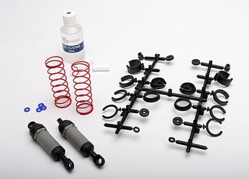 Ultra Shocks Complete Long Grey (2) in the group Brands / T / Traxxas / Spare Parts at Minicars Hobby Distribution AB (423760A)