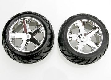 Tires & Wheels Anaconda/AllStar Chrome 2,8 Rear (2) in the group Brands / T / Traxxas / Tires & Wheels at Minicars Hobby Distribution AB (423773)