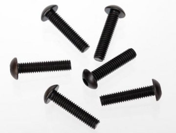 Screws M4x18mm Button-head Hex Socket (6) in the group Brands / T / Traxxas / Hardware at Minicars Hobby Distribution AB (423929)