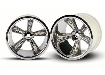 Wheels Pro-Star Chrome 2.2 Nitro Rear (2) in the group Brands / T / Traxxas / Tires & Wheels at Minicars Hobby Distribution AB (424172)
