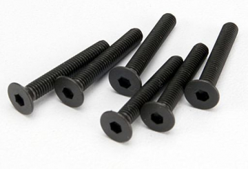 Screws M3X20mm Countersunk Hex Socket (6) in the group Brands / T / Traxxas / Hardware at Minicars Hobby Distribution AB (424857)