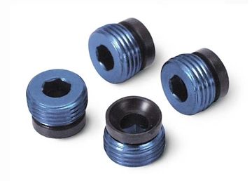 Pivot Ball Caps Aluminium Blue (4) T-Maxx in the group Brands / T / Traxxas / Spare Parts at Minicars Hobby Distribution AB (424934X)