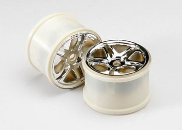 Wheels Split-Spoke Chrome (17mm) 3,8 (2) in the group Brands / T / Traxxas / Tires & Wheels at Minicars Hobby Distribution AB (425172R)