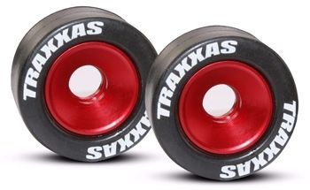 Wheelie Wheels Aluminium Red (2) in the group Brands / T / Traxxas / Spare Parts at Minicars Hobby Distribution AB (425186)