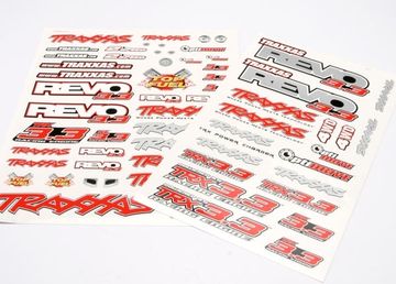 Decal shetts Revo 3.3 (Revo Logos and Graphics) in the group Brands / T / Traxxas / Bodies & Accessories at Minicars Hobby Distribution AB (425313X)