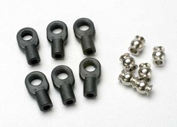 Rod Ends Small with Hollow Balls (6) in the group Brands / T / Traxxas / Spare Parts at Minicars Hobby Distribution AB (425349)