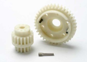 Gear Set 2-Speed 13/18T 38T (Wide Ratio) in the group Brands / T / Traxxas / Spare Parts at Minicars Hobby Distribution AB (425384)