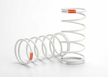Shock Springs GTR White (0.9 Rate Orange) (2) in the group Brands / T / Traxxas / Spare Parts at Minicars Hobby Distribution AB (425428)