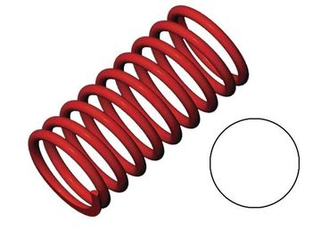Shock Springs GTR Red (2.9 Rate White) (2) in the group Brands / T / Traxxas / Spare Parts at Minicars Hobby Distribution AB (425436)