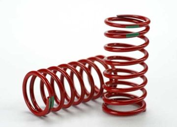 Shock Springs GTR Red (3.5 Rate Green) (2) in the group Brands / T / Traxxas / Spare Parts at Minicars Hobby Distribution AB (425438)