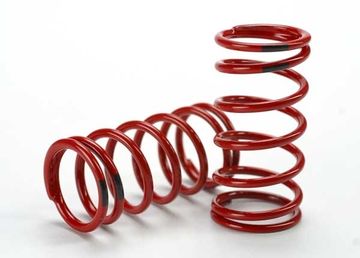 Shock Springs GTR Red (4.4 Rate Black) (2) in the group Brands / T / Traxxas / Spare Parts at Minicars Hobby Distribution AB (425441)