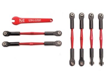Turnbuckle Set Aluminium Red Toe-In/ Camber in the group Brands / T / Traxxas / Spare Parts at Minicars Hobby Distribution AB (425539X)