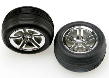 Tires & Wheels Alias/ Twin-Spoke (Nitro Front) 2.8 (2) in the group Brands / T / Traxxas / Tires & Wheels at Minicars Hobby Distribution AB (425574R)