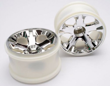 Wheels All-Star Chrome 2.8 (2) in the group Brands / T / Traxxas / Tires & Wheels at Minicars Hobby Distribution AB (425576)