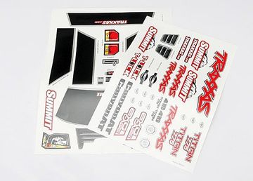 Decal Sheet Summit in the group Brands / T / Traxxas / Bodies & Accessories at Minicars Hobby Distribution AB (425615)