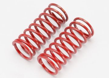 Shock Springs GTR (Long) Red (4.9 Rate Orange) (2) in the group Brands / T / Traxxas / Spare Parts at Minicars Hobby Distribution AB (425649)