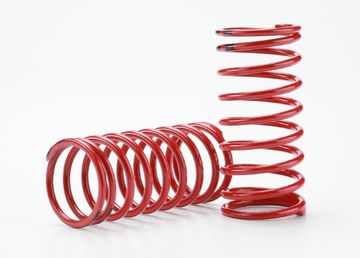 Shock Springs GTR Red (2.0 Rate Black) (2) in the group Brands / T / Traxxas / Spare Parts at Minicars Hobby Distribution AB (425941)