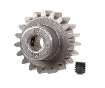 Pinion Gear 19T 1.0M for 5mm Shaft (Only with Steel Spur Gear) in the group Brands / T / Traxxas / Spare Parts at Minicars Hobby Distribution AB (426480X)