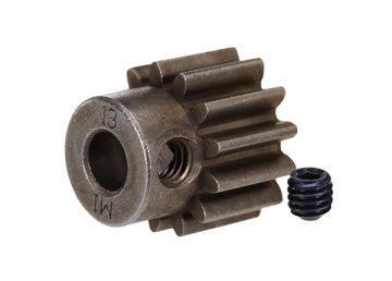 Pinion Gear 13T 1.0M for 5mm Shaft (Only with Steel Spur Gear) in the group Brands / T / Traxxas / Spare Parts at Minicars Hobby Distribution AB (426486X)