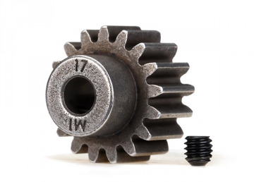 Pinion Gear 17T 1.0M for 5mm Shaft (Only with Steel Spur Gear) in the group Brands / T / Traxxas / Spare Parts at Minicars Hobby Distribution AB (426490X)