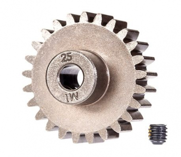 Pinion Gear 25T 1.0M for 5mm Shaft (Only with Steel Spur Gear) in the group Brands / T / Traxxas / Spare Parts at Minicars Hobby Distribution AB (426492X)