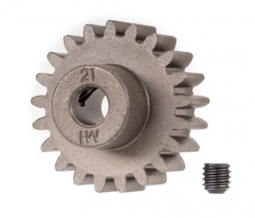Pinion Gear 21T 1.0M for 5mm Shaft (Only with Steel Spur Gear) in the group Brands / T / Traxxas / Spare Parts at Minicars Hobby Distribution AB (426493X)
