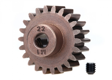 Pinion Gear 22T 1.0M for 5mm Shaft (Only with Steel Spur Gear) in the group Brands / T / Traxxas / Spare Parts at Minicars Hobby Distribution AB (426495X)