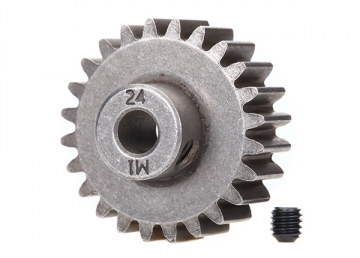 Pinion Gear 24T 1.0M for 5mm Shaft (Only with Steel Spur Gear) in the group Brands / T / Traxxas / Spare Parts at Minicars Hobby Distribution AB (426496X)