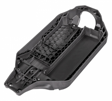 Main Chassis (Long Battery) Charcoal Gray Rustler 4x4 in the group Brands / T / Traxxas / Spare Parts at Minicars Hobby Distribution AB (426723X)